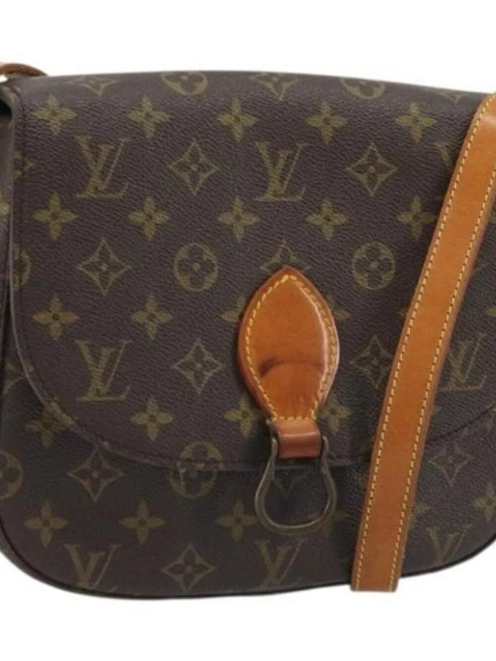 LOUIS VUITTON Monogram Saint Cloud GM Shoulder Bag M51242 LV Auth BA12040